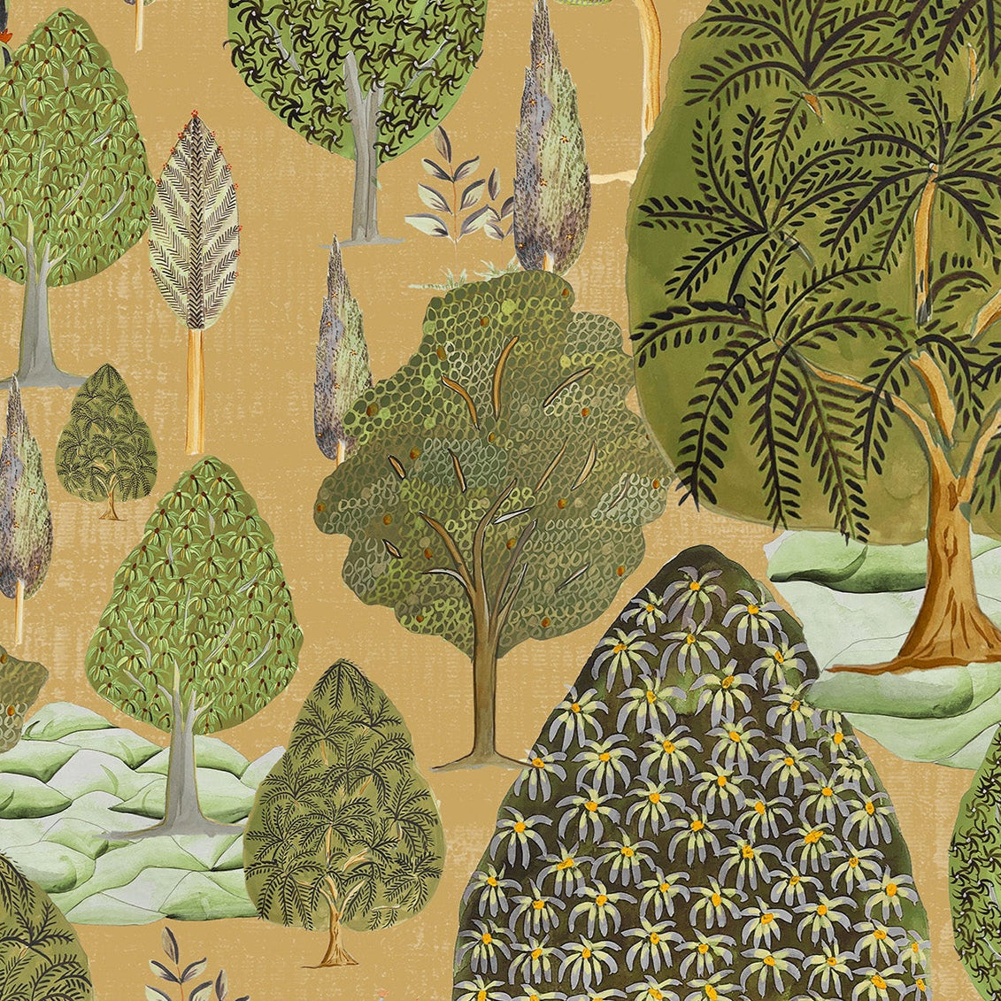 tree wallpaper colorful trees painted wallpaper landscape wallpaper forest wallpaper tree forest painted wallpaper yellow and green trees wallpaper