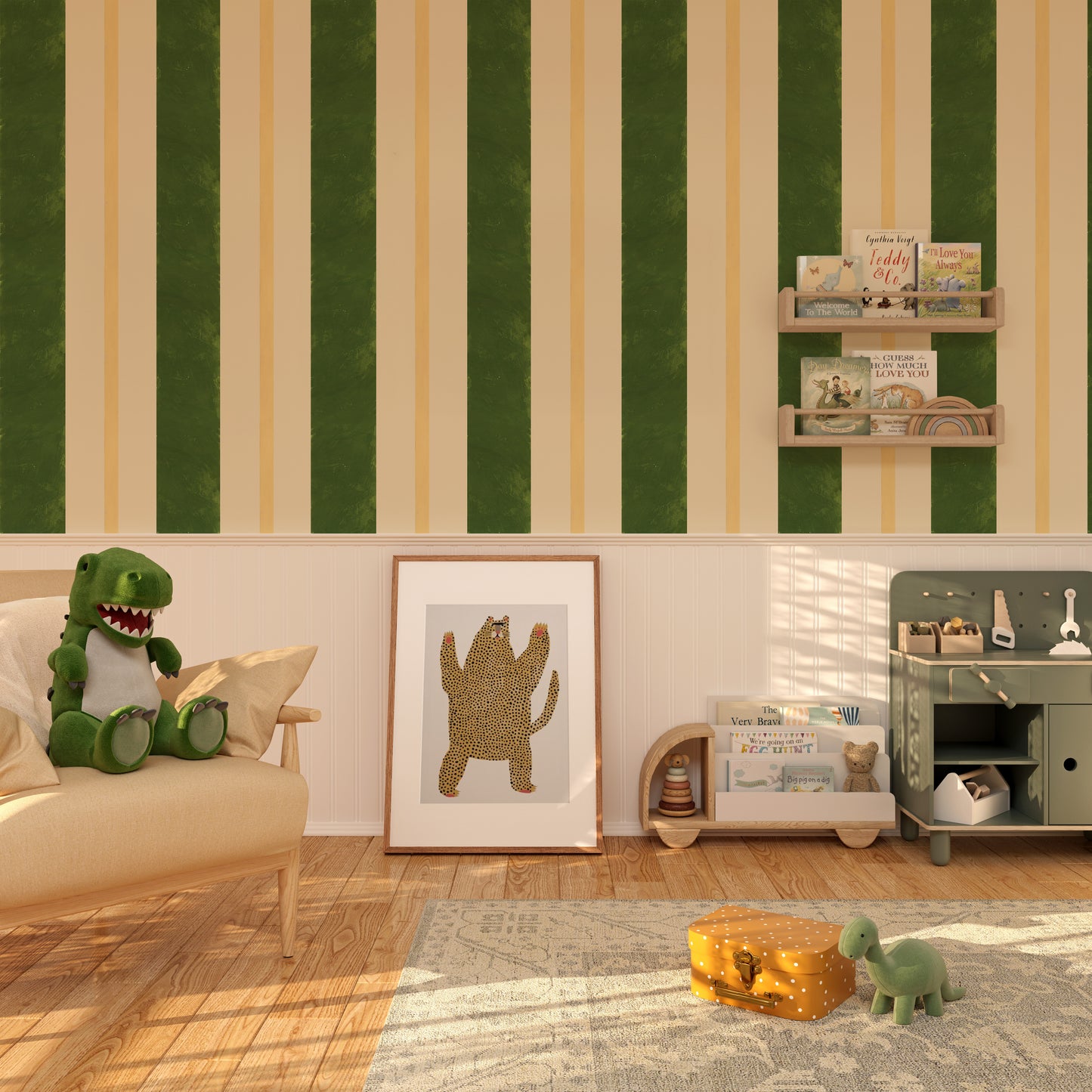 Carle Stripe, Green