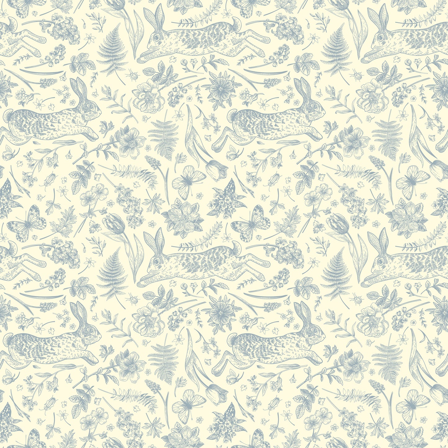 Leaping Hare, Antique White