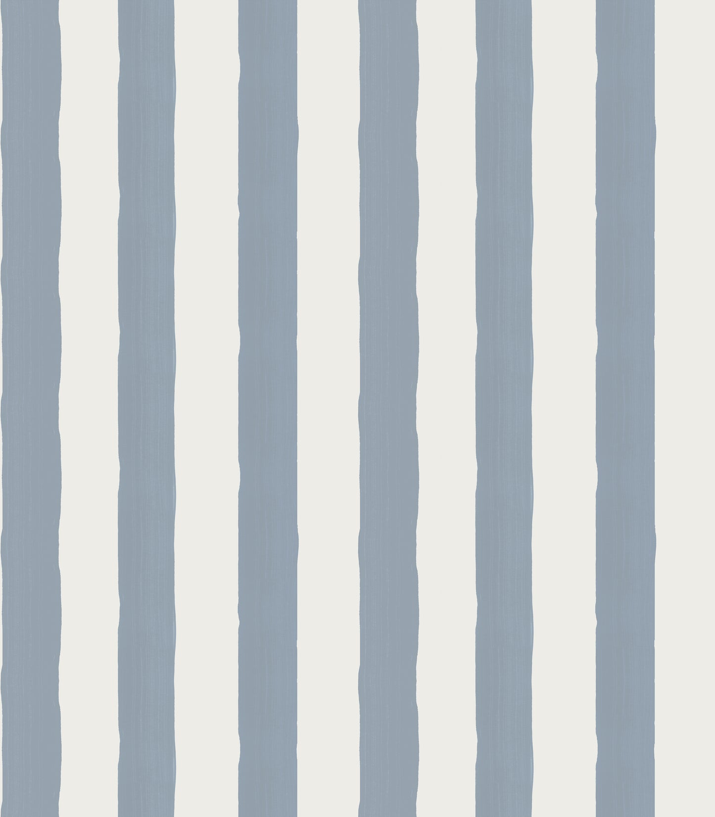 Perfect Imperfect Stripe Wallpaper, Slate Blue