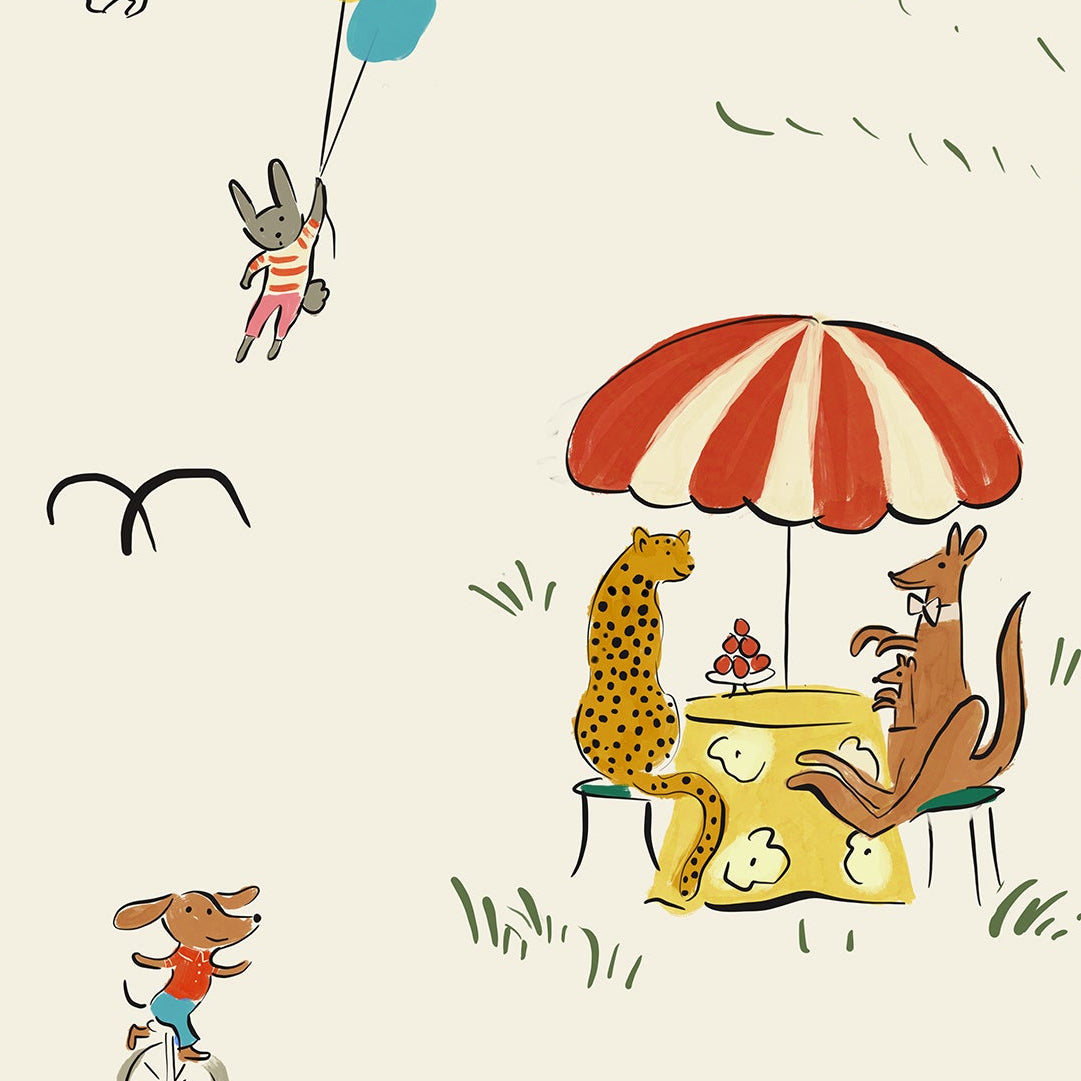 Parks Wallpaper, Cream