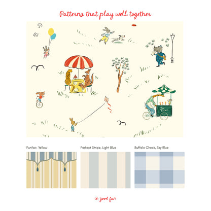 Parks Wallpaper, Cream