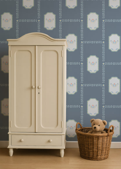 Folktale, Vintage Blue