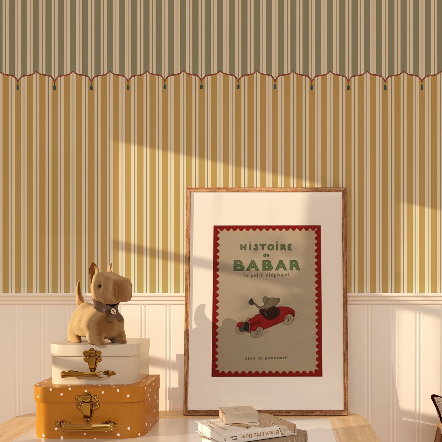 Funfair Tent Stripe, Astrid's Room