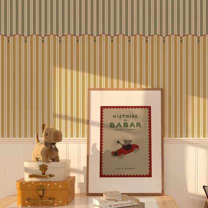 Funfair Tent Stripe, Astrid's Room