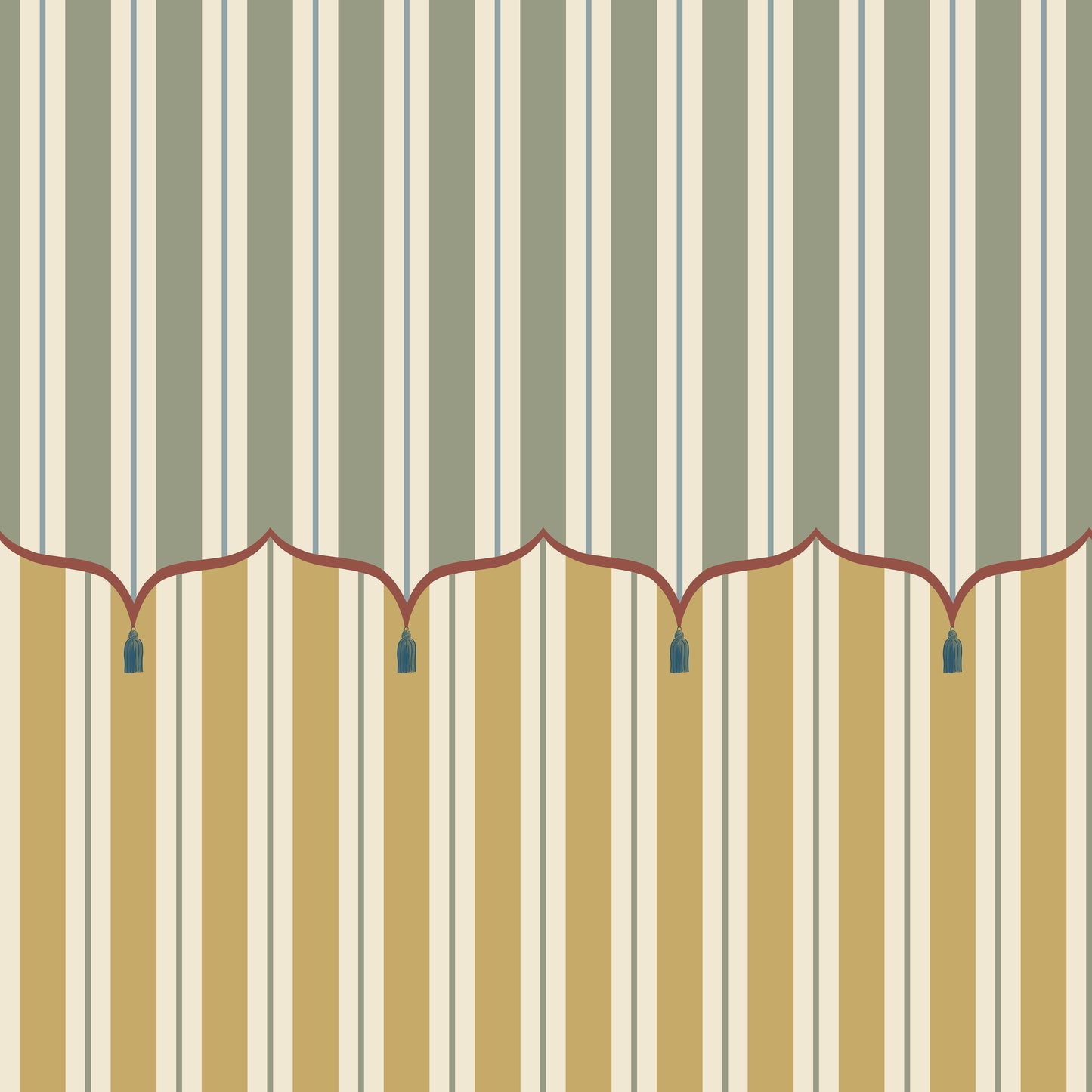 Funfair Tent Stripe, Astrid's Room