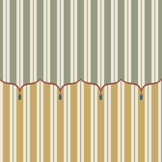 Funfair Tent Stripe, Astrid's Room