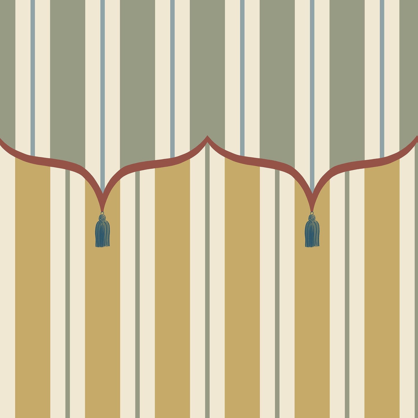 Funfair Tent Stripe, Astrid's Room