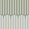 Funfair Tent Stripe, Green & Blue