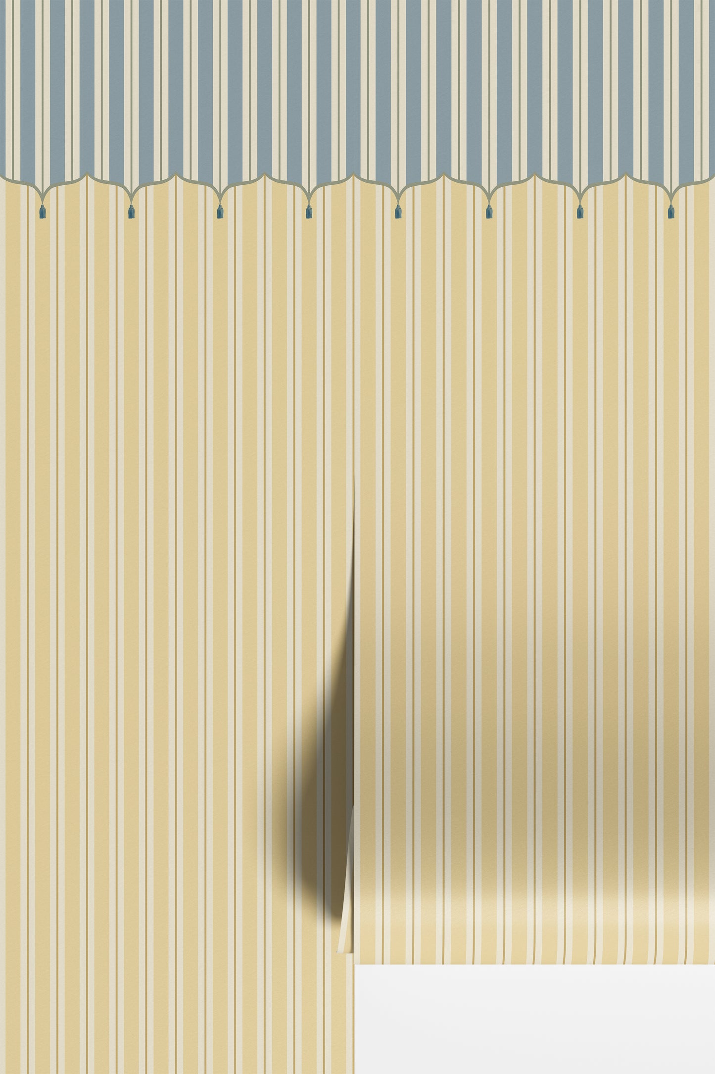 Funfair Tent Stripe, Yellow