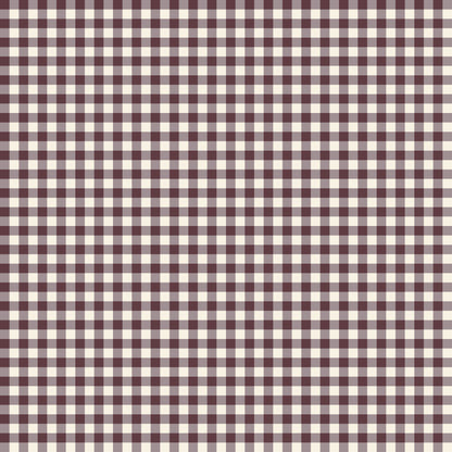 Heritage Gingham, Aubergine