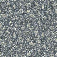 Leaping Hare, Storybook Blue