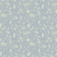 Leaping Hare, Vintage Blue