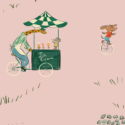 Parks Wallpaper, Blush Pink