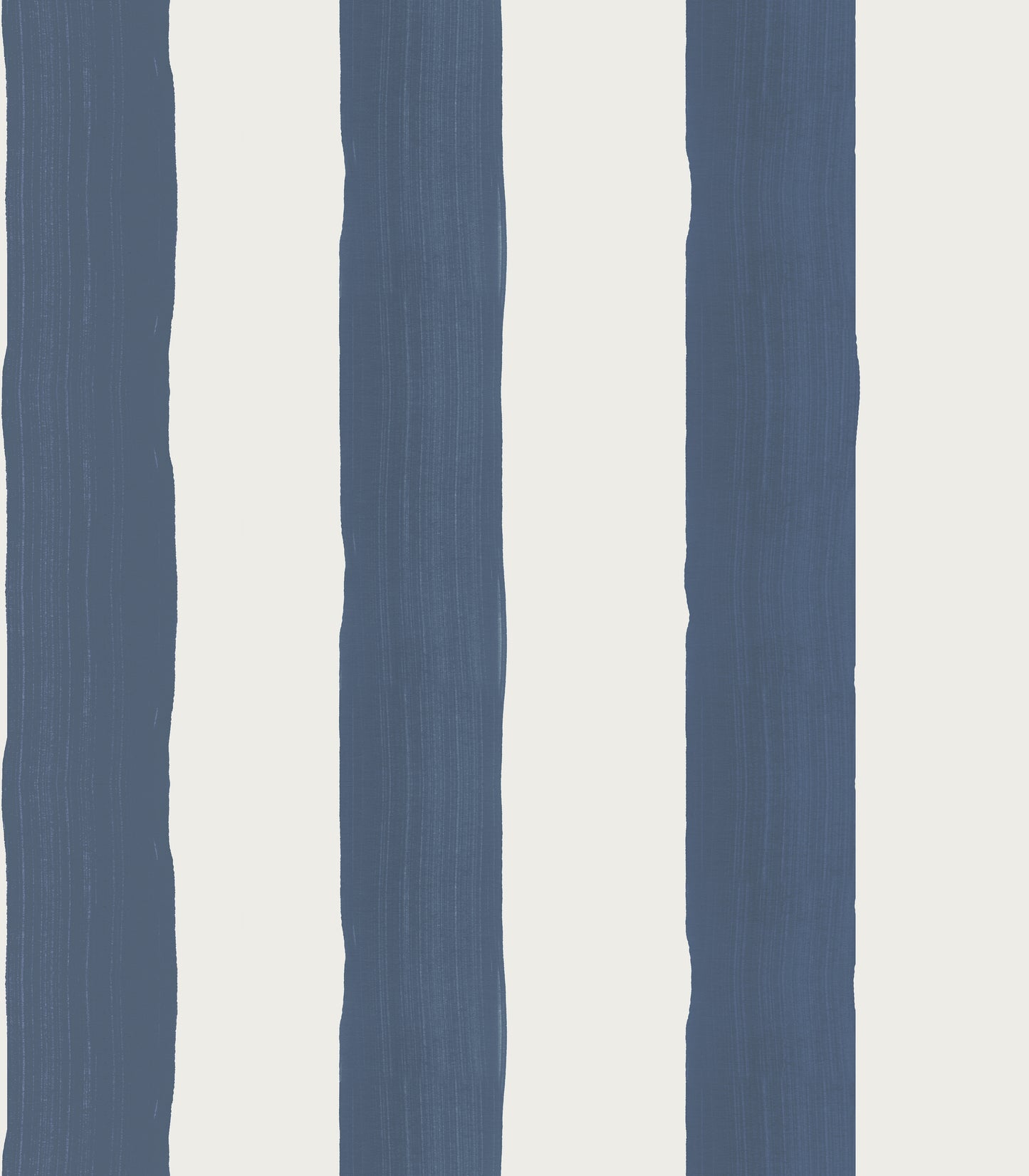 Perfect Imperfect Stripe Wallpaper, Navy
