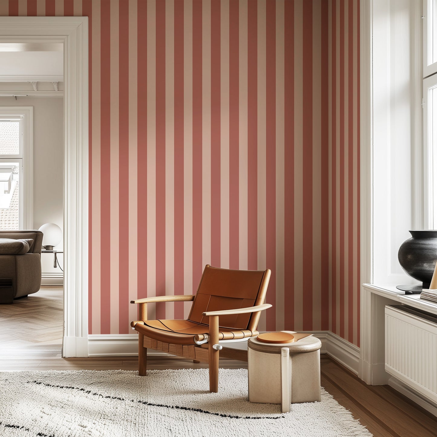 Perfect Stripe, Warm Clay