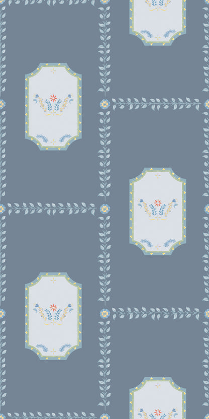 Folktale, Vintage Blue