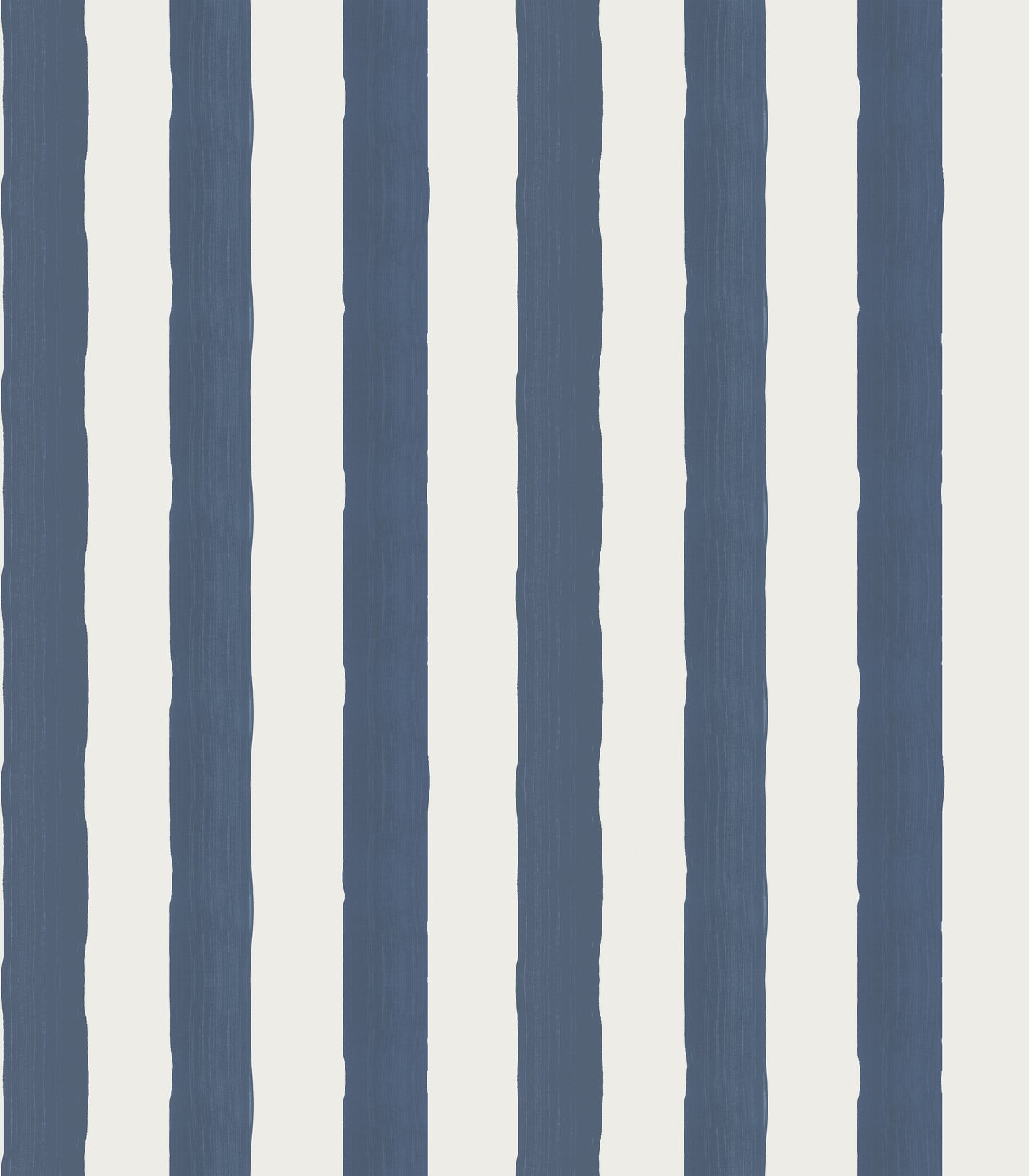 Perfect Imperfect Stripe Wallpaper, Navy